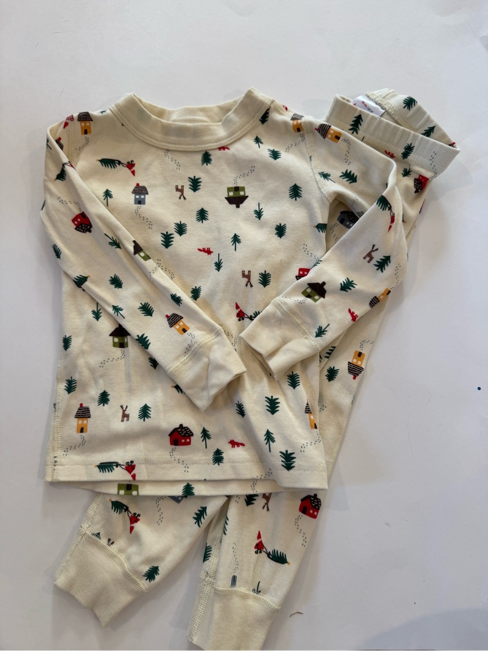 Hanna Andersson Organic Cotton Holiday Pajamas, 3T